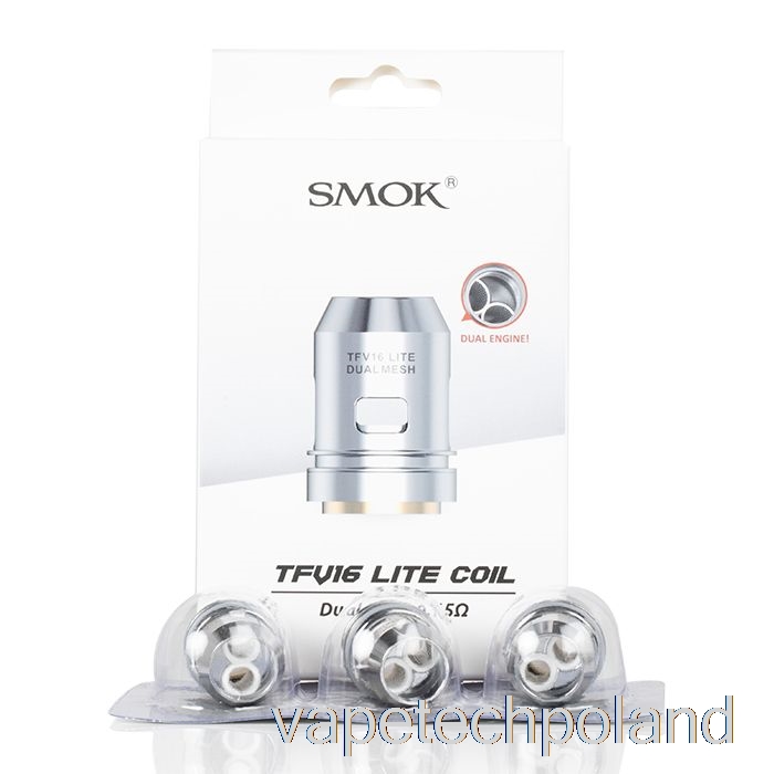 Sklep Vape Warszawa Smok Tfv16 Lite Cewki Zamienne 0,15ohm Podwójne Cewki Siatkowe